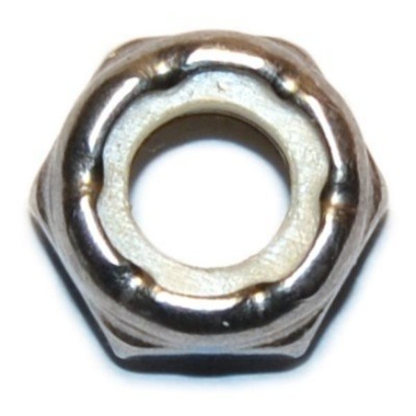 Midwest Fastener Lock Nut, 5/16"-18, 18-8 Stainless Steel, Not Graded, 10 PK 33744